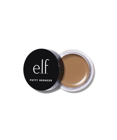 e.l.f. Putty Bronzer, Creamy & Highly Pigmented Formula, Creates a Long-Lasting Bronzed Glow, Infused with Argan Oil & Vitamin E, Tan Lines, 0.35 Oz