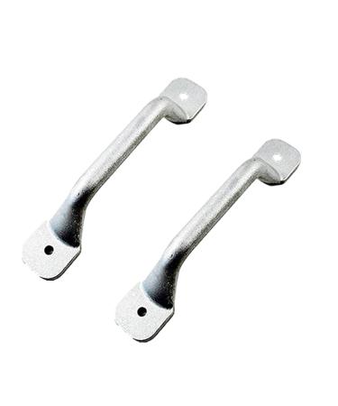 ISURE MARINE 2PCS Boat Cleat Grab Rail Handles Aluminum Fishing Rowboat Duck Jon Boat Row Boat Transom Handles