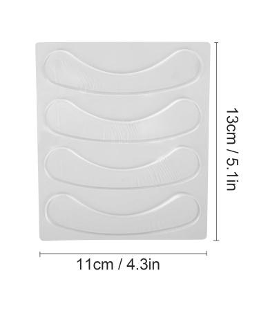 Buy 4-Part Silicone Lip Anti-Fold Plaster - Reusable Transparent Skin Smoothing Solution for Lip & Smile Folds | Overnight Fine Line Treatment - Buy Online on SooperMarket.com