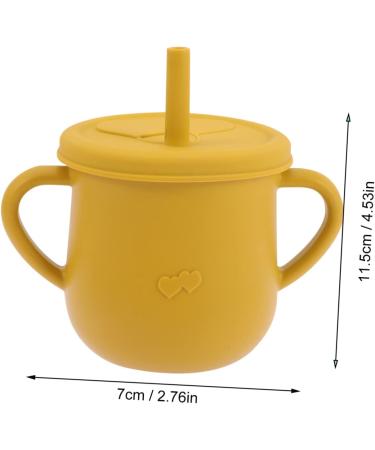 TOYANDONA 3pcs Baby Silicone Sippy Cups Set for Toddlers - Anti-Spill, Training Cup with Silicone Straw for Infant & Toddler - BPA-Free Silicone Water Cup - Buy Online on SooperMarket.com