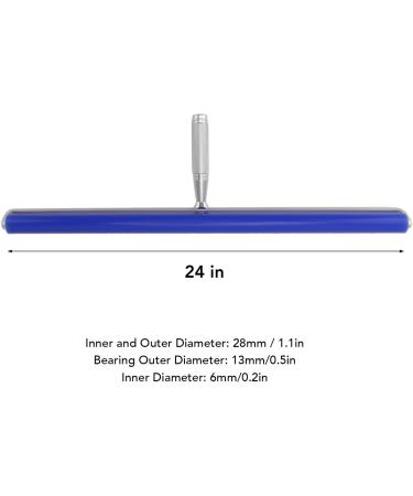 24 Inch Dust Removal Roller - Anti-Static Silicone Soft Screen Film Roller with Aluminum Alloy Handle for Dust Fibers & Powder - Buy Online on SooperMarket.com