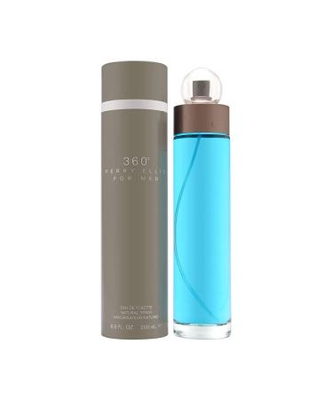 Perry Ellis 360 For Men Eau De Toilette Spray 6.7 Ounces clear Lavender 6.8 Fl Oz (Pack of 1)
