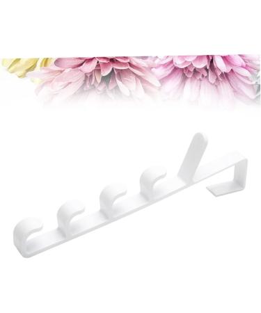 Hemoton 4 pcs Coat Over Hanger Holders Door Plastic Multifunctional Hanging Towel Portable White Hooks Hat 2pcsx2pcs Whitex2pcs - Buy Online on SooperMarket.com