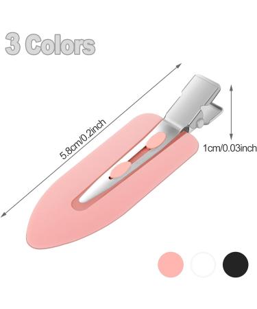 Sularpek 10 Pcs No Bend Hair Clips Makeup Hair Clip No Crease Hair Pin Clips Styling Curl Clips Accessories for Hair Styling Face Washing Makeup Application(Pink White Black) 1 count (Pack of 10) - Buy Online on SooperMarket.com