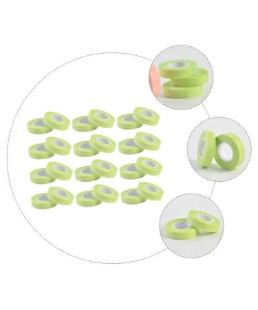 Angoily 24 Rolls Eyelash Tape - Colored Adhesive Fabric for Eyelash Extensions & Hair Care | Non-Woven Cosmetic Tape 900x1.1cm Green - International Shipping Available - Buy Online on SooperMarket.com