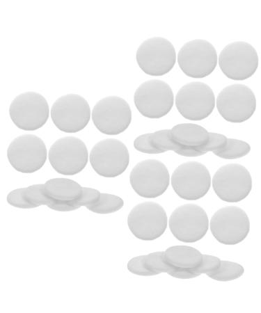Beaupretty 36 Pcs Powder Puff Makeup Foundation Bath Sponge Cleaning Tools Body Powder Cotton Pads for Face Mini Whisk Makeup Brishes Makeup Pad Woman Triangle Dry Puff White Pure Cotton