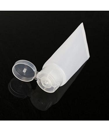 20 Pcs Transparent Soft Plastic Sample Tubes 30ml - Refillable Packaging for Cosmetics Shampoo Shower Gel Body Lotion - International Shipping - Buy Online on SooperMarket.com