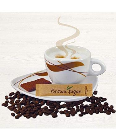 Coffeefair Brown Cane Sugar Sticks | 100 x 4g Cane Sugar Pack | Premium Sweetener for Coffee & Tea - Buy Online on SooperMarket.com