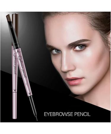 miduoidn Smudge-Proof Eyebrow Pencil Handheld Dual Head Sweatproof Eye Brow Filling Pen Women Party Cosmetics Birthday Gifts Khaki - Buy Online on SooperMarket.com