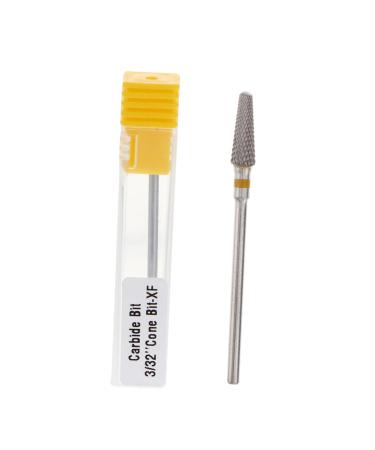 Beavorty Remove Dead Skin 3pcs nails drill bits nail grinding head nail drill bits manicure set Polish Nail mediumx3pcs Yellowx3pcs