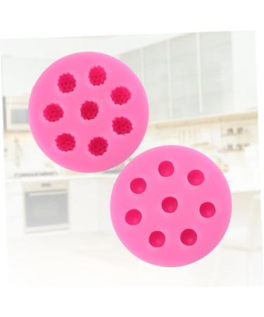 MAGICLULU Decor 4 Pcs Cakesicles Mold Non-Stick Mold Silicone Mold Cake Decorations Pink Mold Cake Decorating Tool Fondant Mold DIY Mold Cake Toppers Cake Mold Blueberry Fondant Cake medium - Buy Online on SooperMarket.com