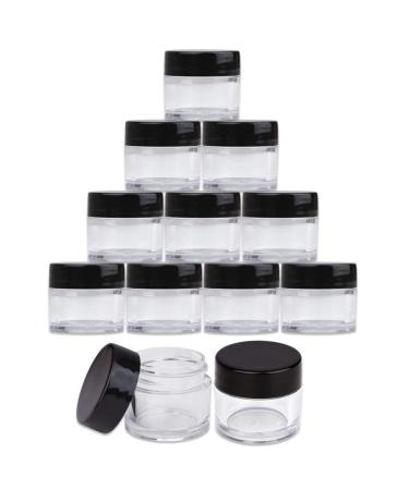 Beauticom 7g Thick Wall Clear Acrylic Jars - Leak Proof for Beauty/Cosmetics - 72 Pieces with Lids - Buy Online on SooperMarket.com