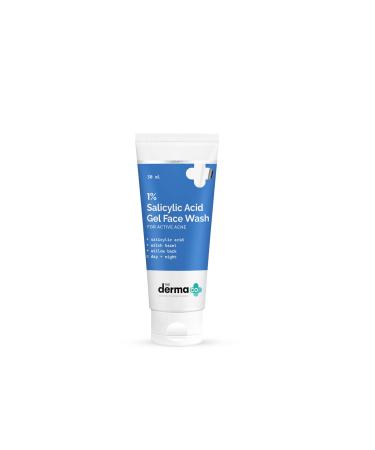 1% Salicylic Acid Gel Face Wash for Acne | Deeply Cleanses & Exfoliates | Helps Reduce Acne & Controls Oil Production | 1.01 Fl Oz/30ml 1.01 Fl Oz (Pack of 1)