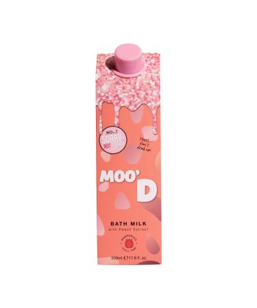 So... Sorry Not Sorry Moo D Bath Milk Nourishing & Restoring Bath Soak Infused with Peach Extract & Watermelon Scent Vegan & Cruelty Free (500ml)