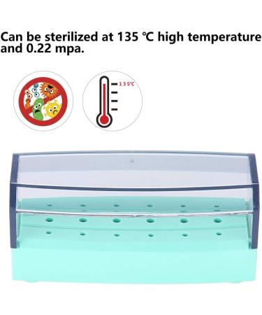 Autoclavable Sterilization Box for Dental Tools - 18 Holes Disinfection Box for Oral Care (Green) - Buy Online on SooperMarket.com