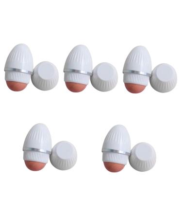 MAGICLULU 5pcs Oil Absorbing Beauty Stick Walker Oil Blotting Roller for Face Oil Roller Remove Oil 5.70X3.00X3.00CMx5pcs Whitex5pcs