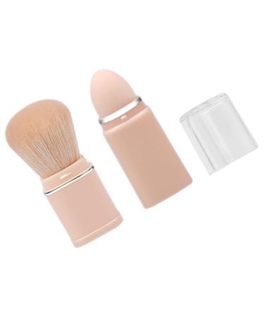 Gogogmee 2 in 1 Makeup Brush Foundation Brush Retractable Blush Brush Face Blush Makeup Brush Travel Sponge