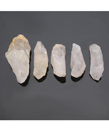 50G 4-6cm Natural Raw White Quartz Crystal Rough Stone Specimen Crystal Natural Stone Minerals Rock - Buy Online on SooperMarket.com