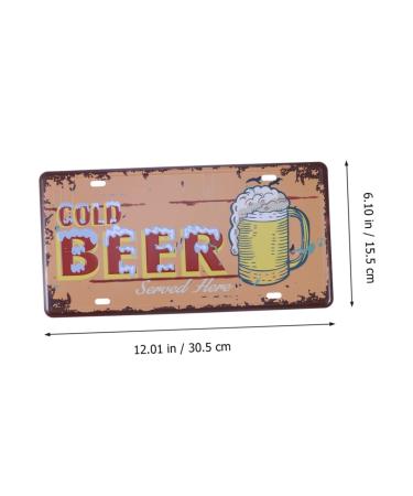 ABOOFAN Metal Signs Iron Sign Painting Iron Painting Tin Signs The Sign Wall Decoration Three-dimensional Picture 1 Medium - Buy Online on SooperMarket.com