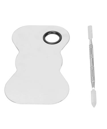 Shop Premium Cosmetic Makeup Palette Set | Stainless Steel Mixing Tray & Spatula for Flawless Foundation & Nail Art - International Shipping Available - Buy Online on SooperMarket.com