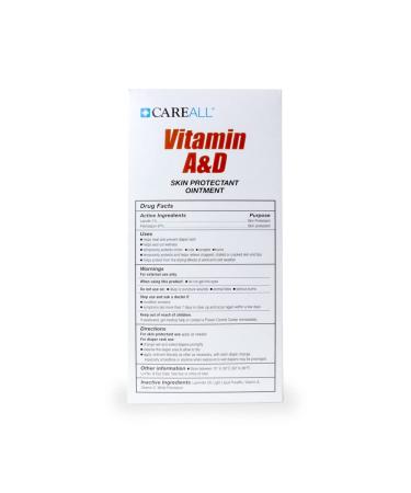 (6 Tubes) CareALL 4oz Vitamin A&D Ointment - Diaper Rash and Skin Protectant - Buy Online on SooperMarket.com