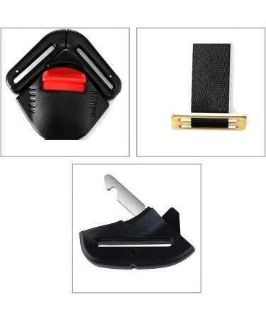 Glosoni Car Seats Crotch Buckle Clip - 5 Point Adjustable Strap Harness Chest Clip for Safety - Buy Online on SooperMarket.com