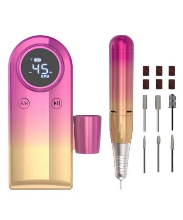 QUR Electric Nail Drill for Acrylic Gel Nails Manicure Pedicure Polishing Shape Tools for Home Salon Use Durable Easy Install A