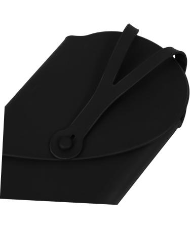 WOONEKY Curling Iron Storage Bag Hotel Storage Bag Storage Pouch Curling Iron Holder Curling Iron Bag Hair Straightener Holder Curling Iron Silicone Holder Hair Iron Silicone Bag 29.50X13.50X2.00CM Black - Buy Online on SooperMarket.com