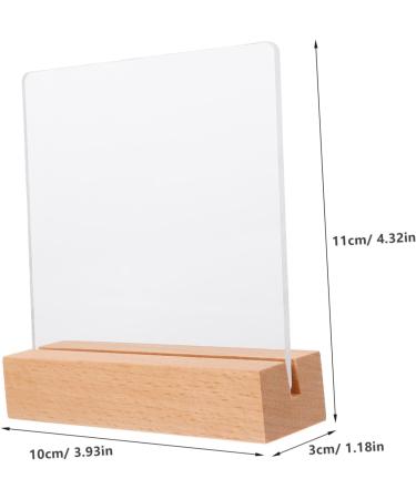 AOKWAWALIY Nail Display Board False Nail Board False Nail Training Acrylic Nail Display Stand Small Acrylic Sign Holder Nail Art Display Board Fake Nails Storage Box Manicure Wood - Buy Online on SooperMarket.com