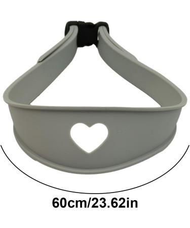 puzzlegame Neckline Templates for Shaving Hair Trimming Tool - Adjustable Curved Silicone Haircut Bands for Hair Salons and Home Gray - Buy Online on SooperMarket.com