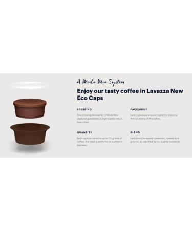 Lavazza A Modo Mio Tierra Bio for Africa 16 ECO CAPS Coffee Capsules (2) - Buy Online on SooperMarket.com