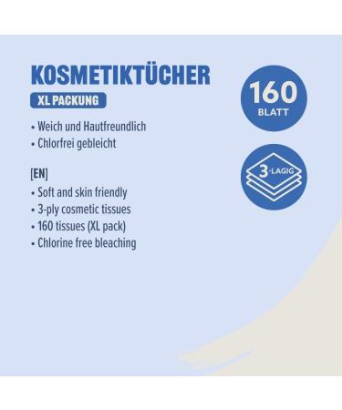 Amazon 3-Ply Facial Tissue Box - XL Pack of 160 Pieces for All Your Needs - Buy Online on SooperMarket.com