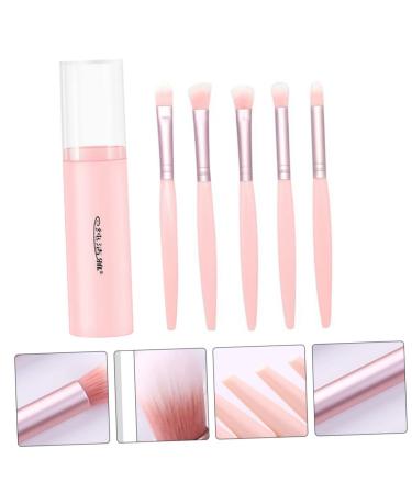 Buy Eye Shadow Brush Set - Eyeliner & Makeup Brush Holder Kits | Pink ABS Handle | International Shipping - Buy Online on SooperMarket.com