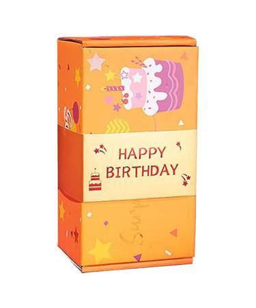 N/A Happy Birthday Surprising Boxes Creative Cards Explosion Gift Box for Relatives Loved Ones Gift 12pcs Bounce Boxes Gift Boxes Gift Bags Yellow HAPPY BIRTHDY