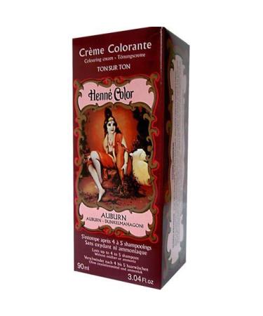 Henne Color Colouring Cream 90ml - Auburn (Pack of 3)