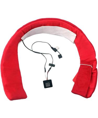 Neck Heating Pad USB - Adjustable Heated Scarf Wraps | 3 Temperature Settings | Winter Outdoor Accessories - Multicolor - Buy Online on SooperMarket.com
