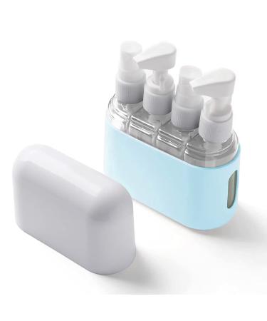 Travel Accessories Travel Size Toiletries Travel Bottles, TSA Approved Travel Containers, Travel Set with Labels, Leak Proof Containers For Toiletries (Light Blue)