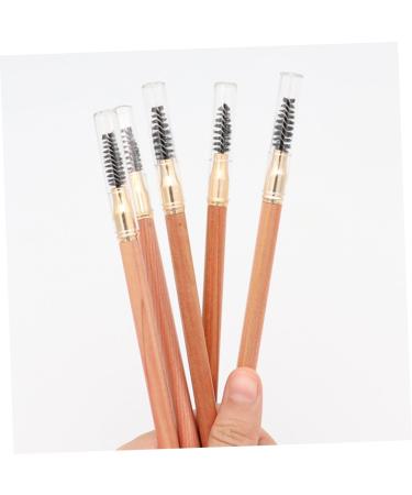 PLAFOPE 2pcs Double Ended Eyebrow Pencil with Brush Makeup Eyebrow Tool Women Makeup Pencils Eyeliner Wood - Buy Online on SooperMarket.com