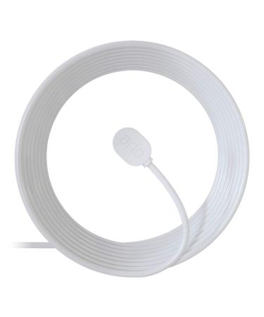 Arlo Outdoor Magnetic Charging Cable - Arlo Certified Accessory - 25 ft, Weather Resistant Connector, Works with Arlo Pro 5S 2K, Pro 4, Pro 3, Ultra 2, Ultra, and Floodlight Cameras, White - VMA5600C
