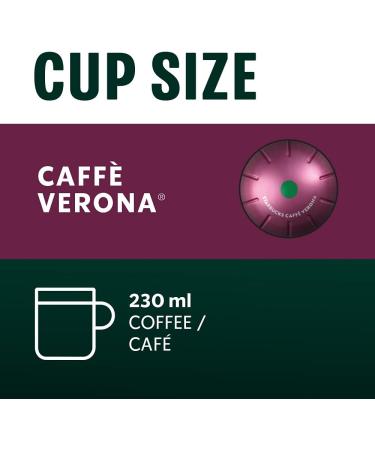 Starbucks By Nespresso Caff Verona Coffee Pods Dark Roast Nespresso Vertuo Line Compatible Capsules 4 X 8 Coffee Pods 32 Count - Buy Online on SooperMarket.com