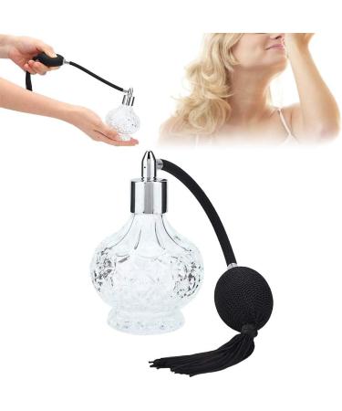 Retro Refillable Perfume Bottle 80ml - Unique Carved Atomizer with Tassel - International Shipping Available - Buy Online on SooperMarket.com