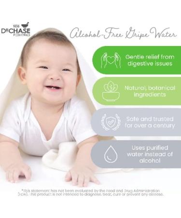 Dr. Chase Kolik Gripe Water Bundle - Alcohol-Free Colic Relief for Babies - 2-Pack Nighttime & All-Day Formula - Soothes Gas, Cramps, Hiccups & Stomach Discomfort - Buy Online on SooperMarket.com