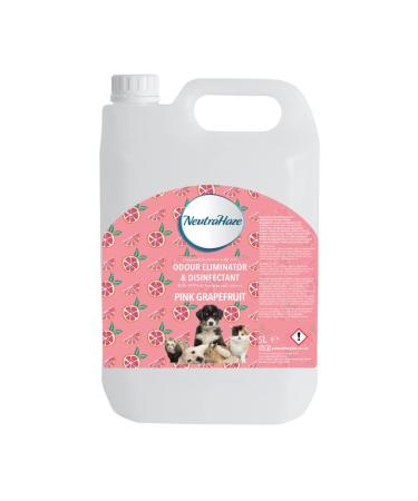 Pink Grapefruit - NeutraHaze Odour Eliminator & Disinfectant - The Science Of Odour Control (5 Litre) 1.00 ml (Pack of 1)