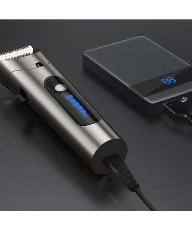 Professional Electric Hair Clipper & Trimmer for Men - Rechargeable Washable LED Display Strong Steel Cutter - Buy Online on SooperMarket.com