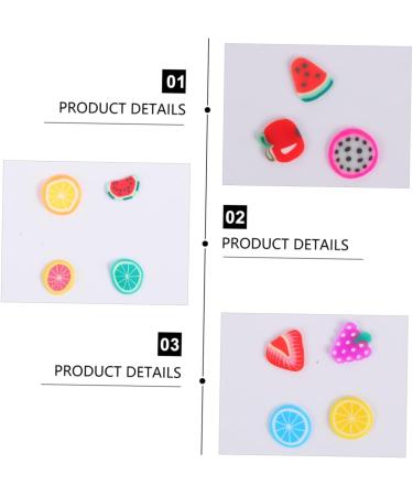 Healeved 5000pcs Fruit Slices Nail Slice Decorations Diy Craft Slices Slice Nail Decoration Nail Decor Slices Nail Art Diy Slices 3d Polymer Slices Nail Decals Nails Gel Clay Manicure - Buy Online on SooperMarket.com