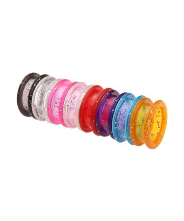 12 Pcs Silicone Scissors Finger Rings Thumb Inserts Pet Shear Finger Rings Grips Scissors Accessories for Barber Dog Hair Cutting Scissors