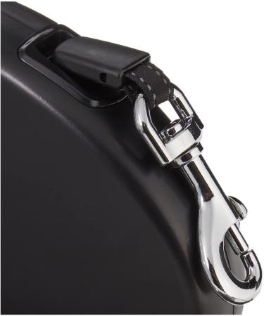 Amazon Basics Retractable Dog Leash - Medium Black | Durable & Comfortable | International Shipping Available - Buy Online on SooperMarket.com