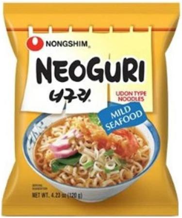 Nongshim Neoguri Mild Seafood Instant Noodle Ramyun 120g (Pack of 5) by CNMART Neorgui Mild Seafood Ramen 5 count (Pack of 1) - Buy Online on SooperMarket.com