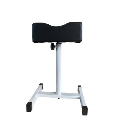 CHAOEEMY Pedicure Foot Rest Adjustable Manicure Height Technician Stand Stool with Non-Slip Legs Nail Equipment Salon Spa,Black