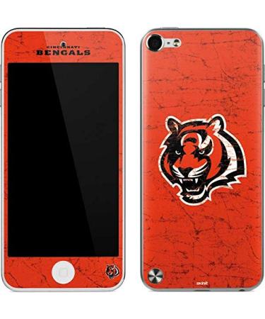 Skinit Decal MP3 Player Skin Compatible with iPod Touch (5th Gen&2012) - Officially Licensed NFL Cincinnati Bengals - Alternate Distressed Design